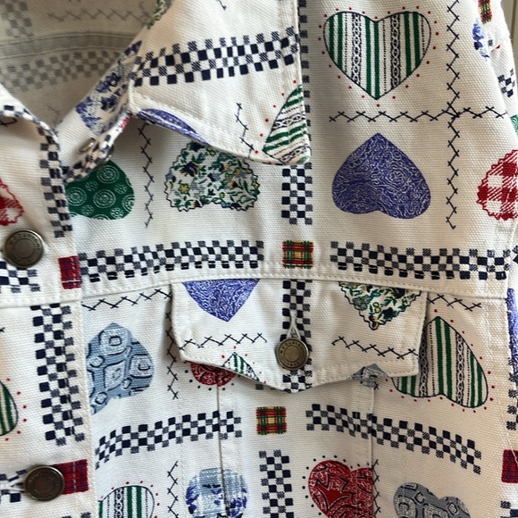 Vintage Woolrich 90s print denim jacket - Picture 5 of 5